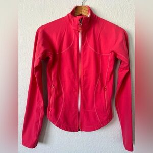 lululemon athletica Red Ski & Snow Jacket with High Collar and Slim Fit